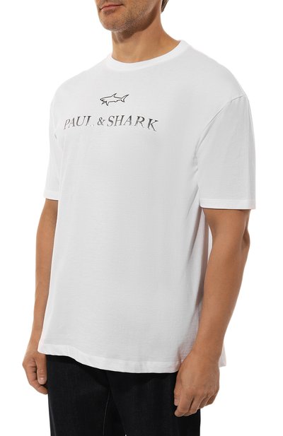 Хлопковая футболка PAUL&SHARK, арт. 14311602, фото 3