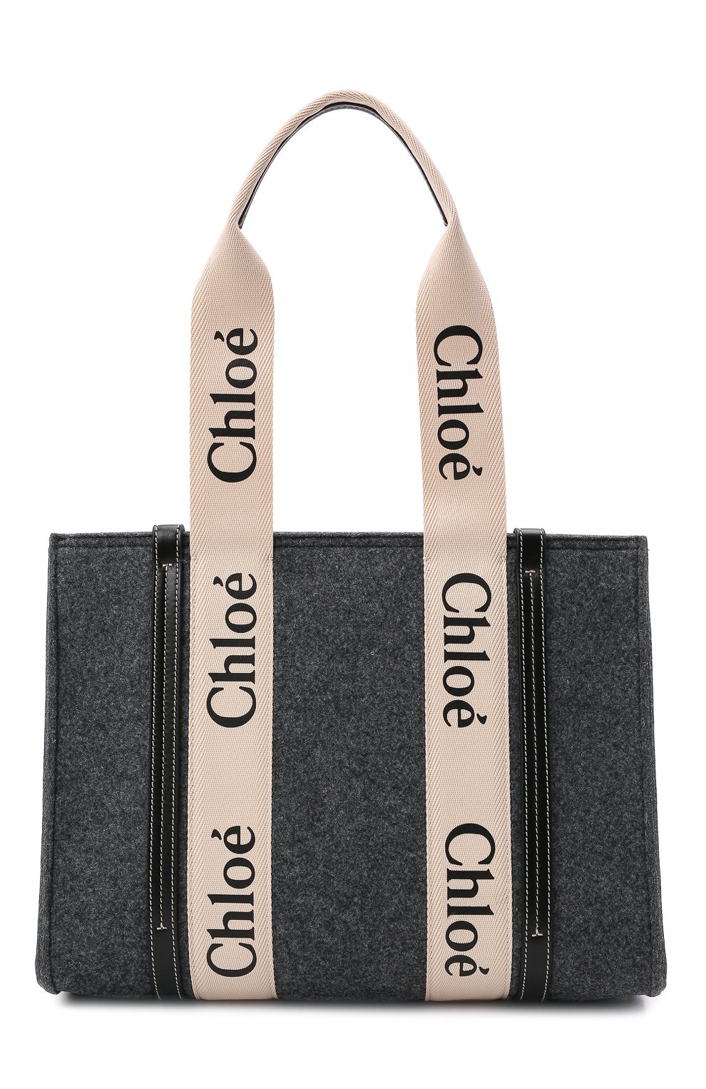 Сумка-тоут woody small CHLOÉ, арт. CHC21WS383F37, фото 1
