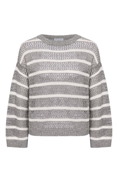 Женский льняной свитер BRUNELLO CUCINELLI, арт. MC0558900