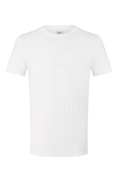 Мужская хлопковая футболка BERLUTI белого цвета, арт. R17JRS39-001 | Фото 1 (Длина (для топов): Стандартные; Материал внешний: Хлопок; Рукава: Короткие; Стили: Кэжуэл; Принт: С принтом; Статус проверки: Проверена категория; Материал сплава: Проставлено; Драгоценные камни: Проставлено; Мужское Кросс-КТ: Футболка-одежда; Кросс-КТ: Джерси)