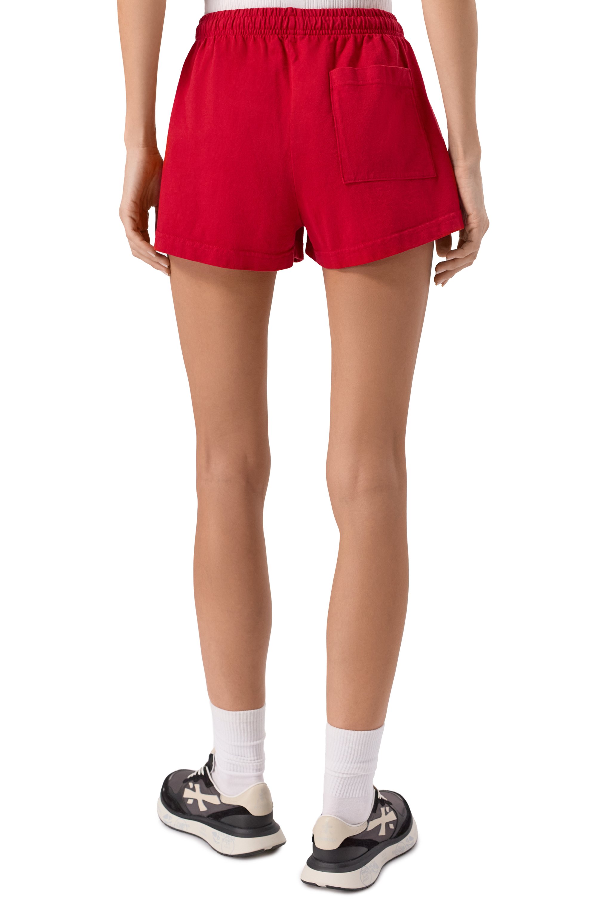 Хлопковые шорты SPORTY AND RICH, арт. SH037606218RE15, фото 4