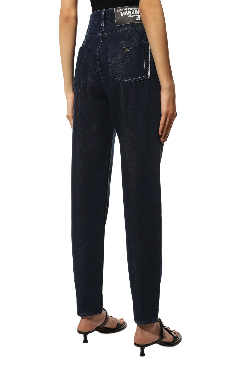 Джинсы EMPORIO ARMANI синего цвета по цене 20650 руб., арт. 3L2J29/2DN9Z, фото 4 Джинсы EMPORIO ARMANI, арт. 3L2J29/2DN9Z, фото 4