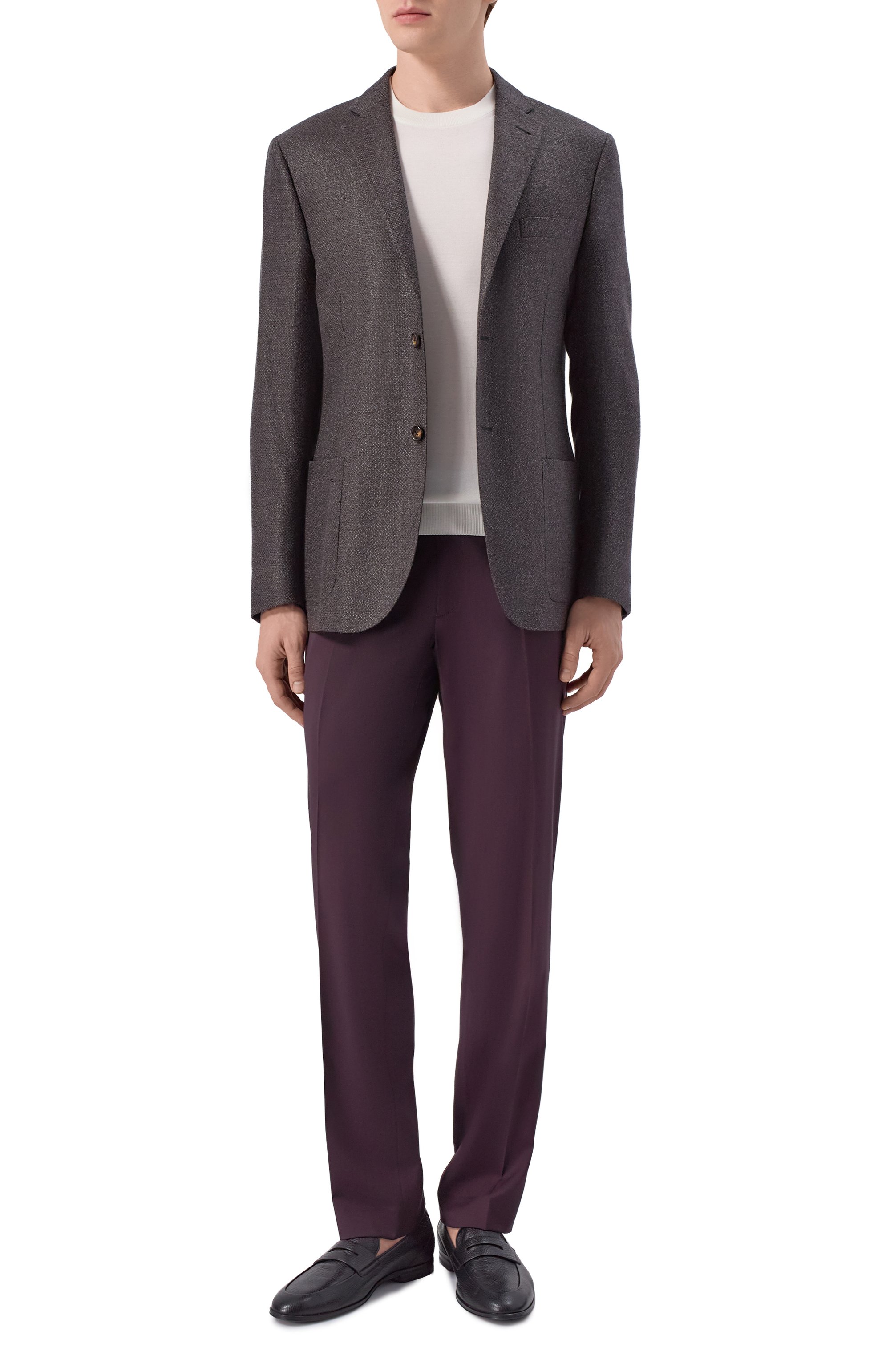 Шерстяные брюки BERWICH, арт. ZIP/1/ZG1456X, фото 2