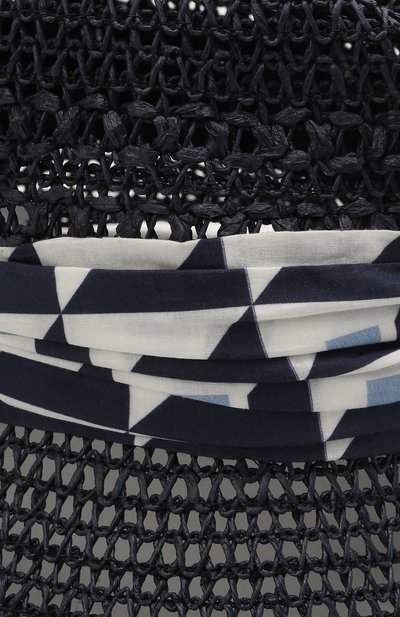 Панама DOLCE & GABBANA темно-синего цвета по цене 46850 руб., арт. GH691Z/GEQ84, фото 3 Панама DOLCE & GABBANA, арт. GH691Z/GEQ84, фото 3