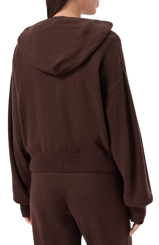 Кардиган из шерсти и кашемира Allude 255/17700 Коричневый  255/17700 Фото 4