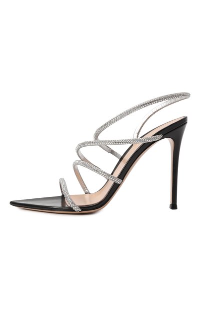 Кожаные босоножки ettie GIANVITO ROSSI, арт. G32439.15RIC.BNUARNE, фото 4