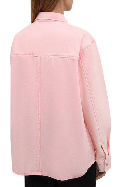 Джинсовая рубашка ALEXANDER WANG розового цвета по цене 56300 руб., арт. UDC3212993, фото 4 Джинсовая рубашка ALEXANDER WANG, арт. UDC3212993, фото 4