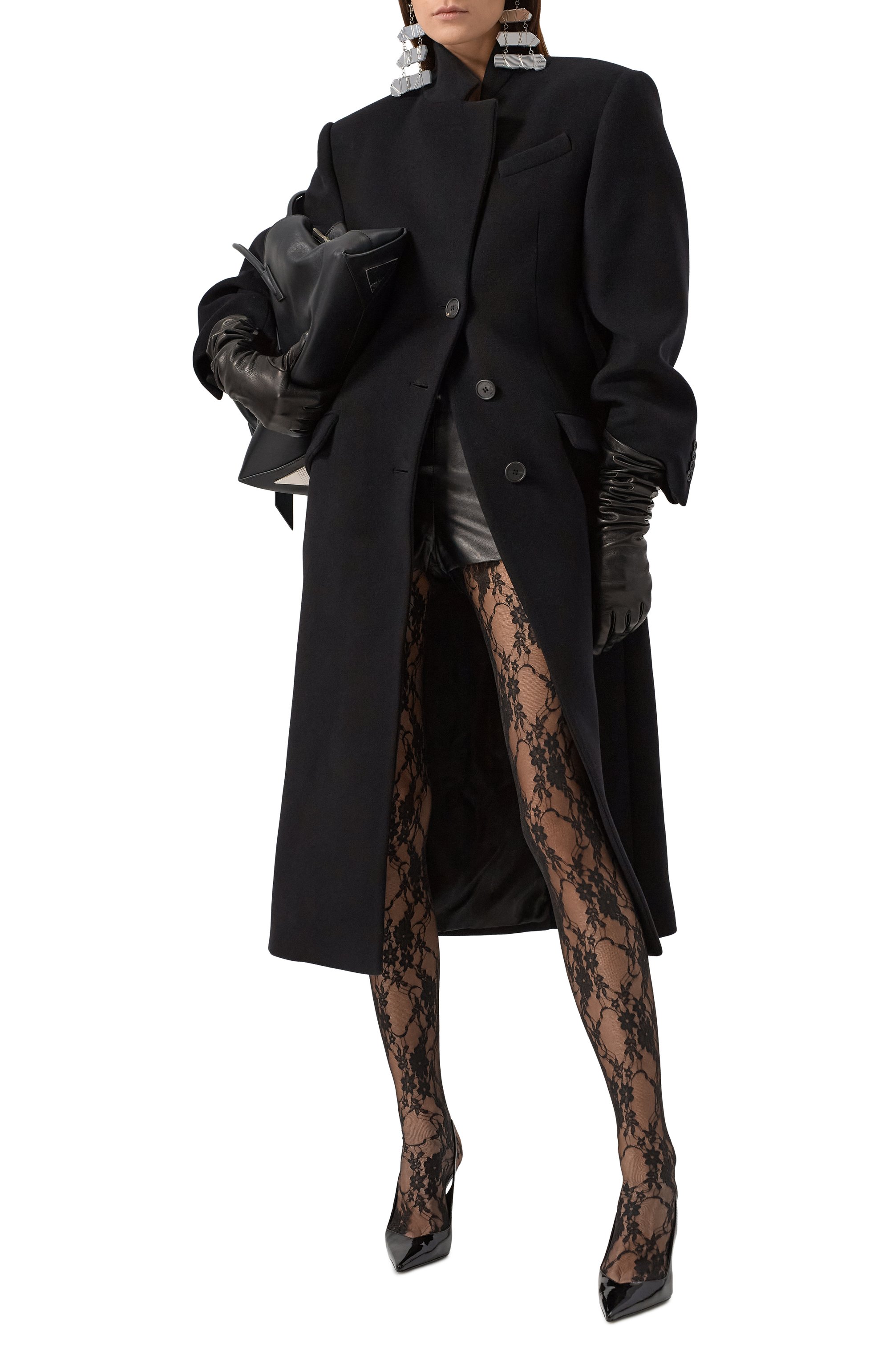 Шерстяное пальто THE ATTICO, арт. 250WCC00081/WWV058AA, фото 2