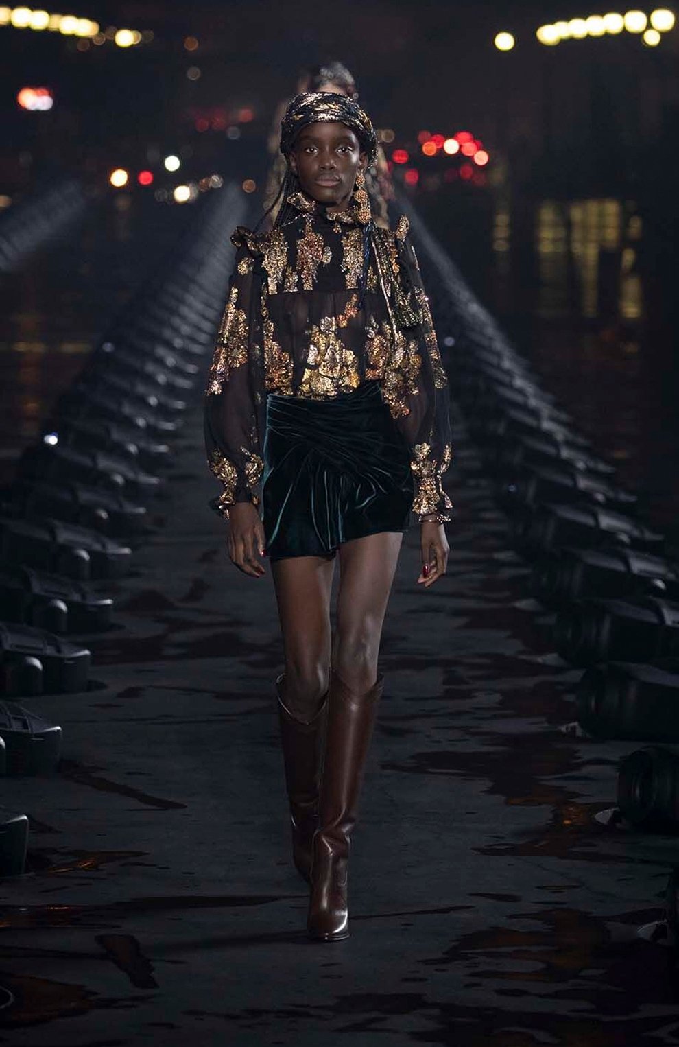 Шелковая блузка SAINT LAURENT, арт. 618935/Y7A11, фото 6