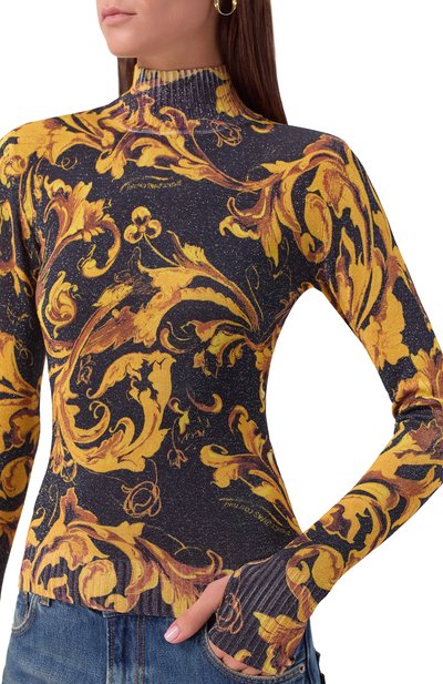 Водолазка из вискозы VERSACE JEANS COUTURE, арт. 79HAFM04/CMN04, фото 5