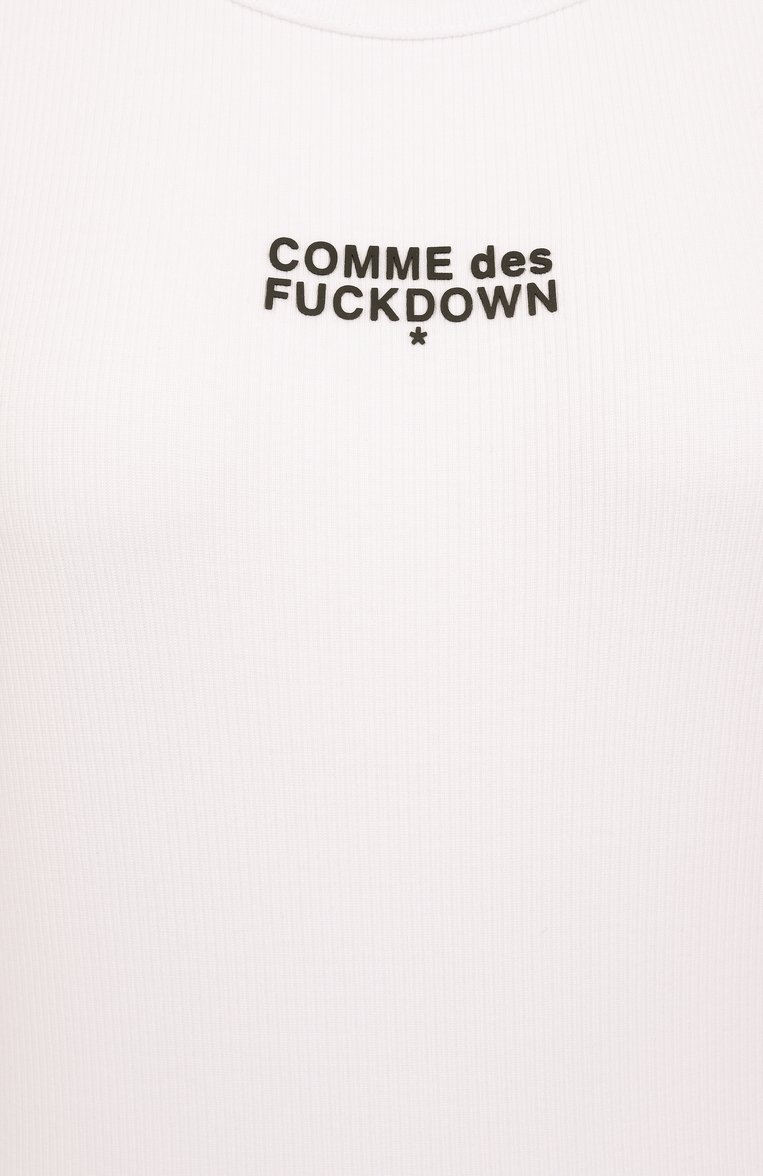 Хлопковая майка COMME DES FUCKDOWN, арт. CFABW01246, фото 1