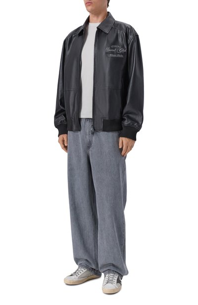 Мужской кожаный бомбер ICEBERG, арт. Z020/6805