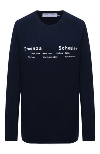 Женская хлопковый лонгслив PROENZA SCHOULER WHITE LABEL, арт. WL2134237-JC144