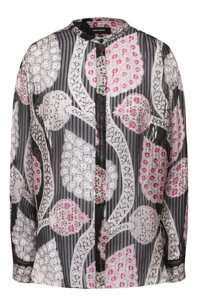 Женская шелковая блузка с принтом ISABEL MARANT, арт. HT1250-19E014I/DAWS