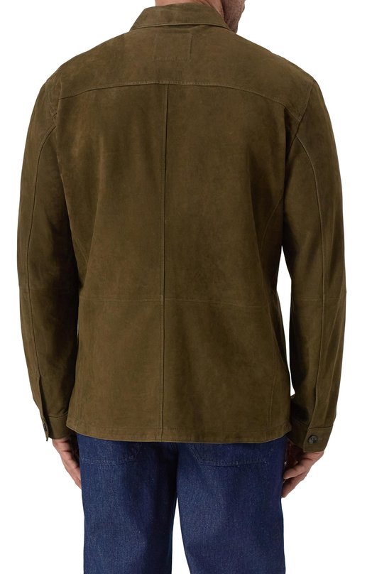 Замшевая куртка-рубашка Windsor 0LEAN02-L/1300168/58 Хаки  0LEAN02-L/1300168/58 Фото 4