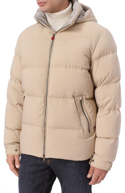 Пуховик KITON бежевого цвета по цене 858000 руб., арт. UW2467V0427L, фото 3 Пуховик KITON, арт. UW2467V0427L, фото 3