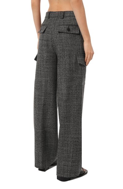 Шерстяные брюки DRIES VAN NOTEN, арт. 232-010910-7068, фото 4