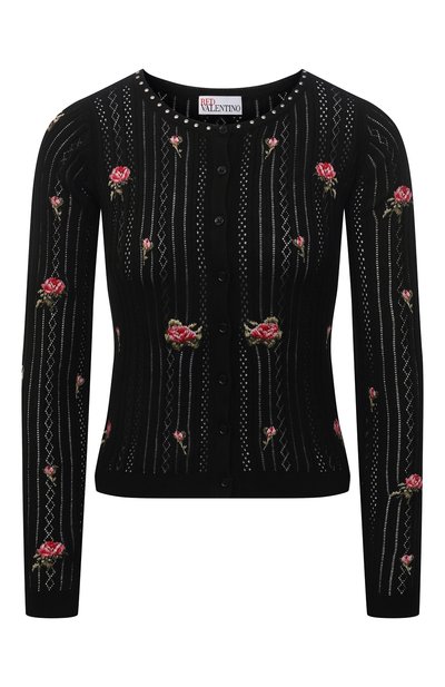 Женский хлопковый кардиган REDVALENTINO, арт. WR3KA02Q/644