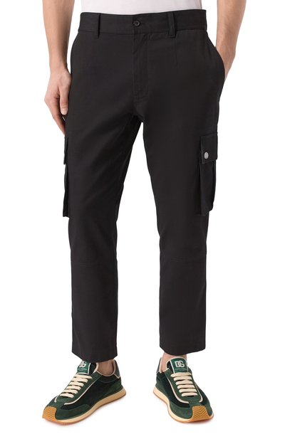 Хлопковые брюки-карго DOLCE & GABBANA, арт. GVB4ET/FUFJU, фото 3