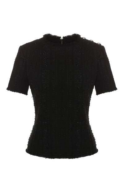 Женский приталенный топ BALMAIN, арт. RF00447/C152