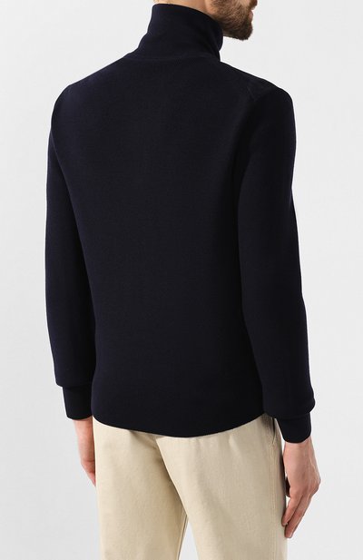 Шерстяной кардиган TOM FORD темно-синего цвета по цене 308500 руб., арт. BTM61/TFK157, фото 4 Шерстяной кардиган TOM FORD, арт. BTM61/TFK157, фото 4