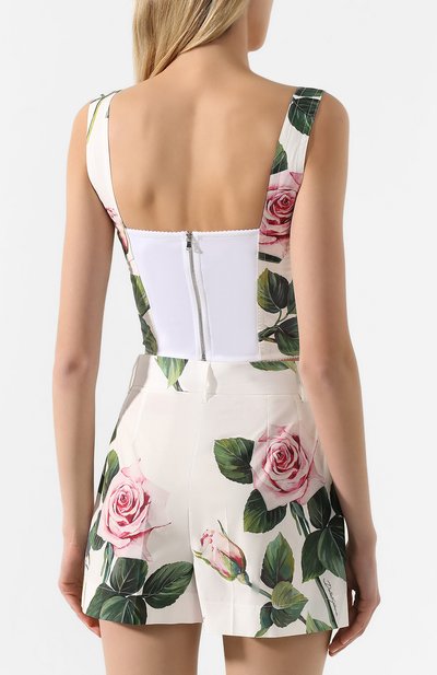 Топ-бюстье DOLCE & GABBANA разноцветного цвета по цене 74950 руб., арт. F7W98T/HS5FZ, фото 4 Топ-бюстье DOLCE & GABBANA, арт. F7W98T/HS5FZ, фото 4