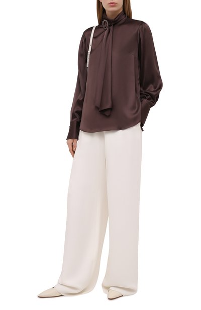 Атласная блузка BRUNELLO CUCINELLI, арт. M0C59D0814, фото 2