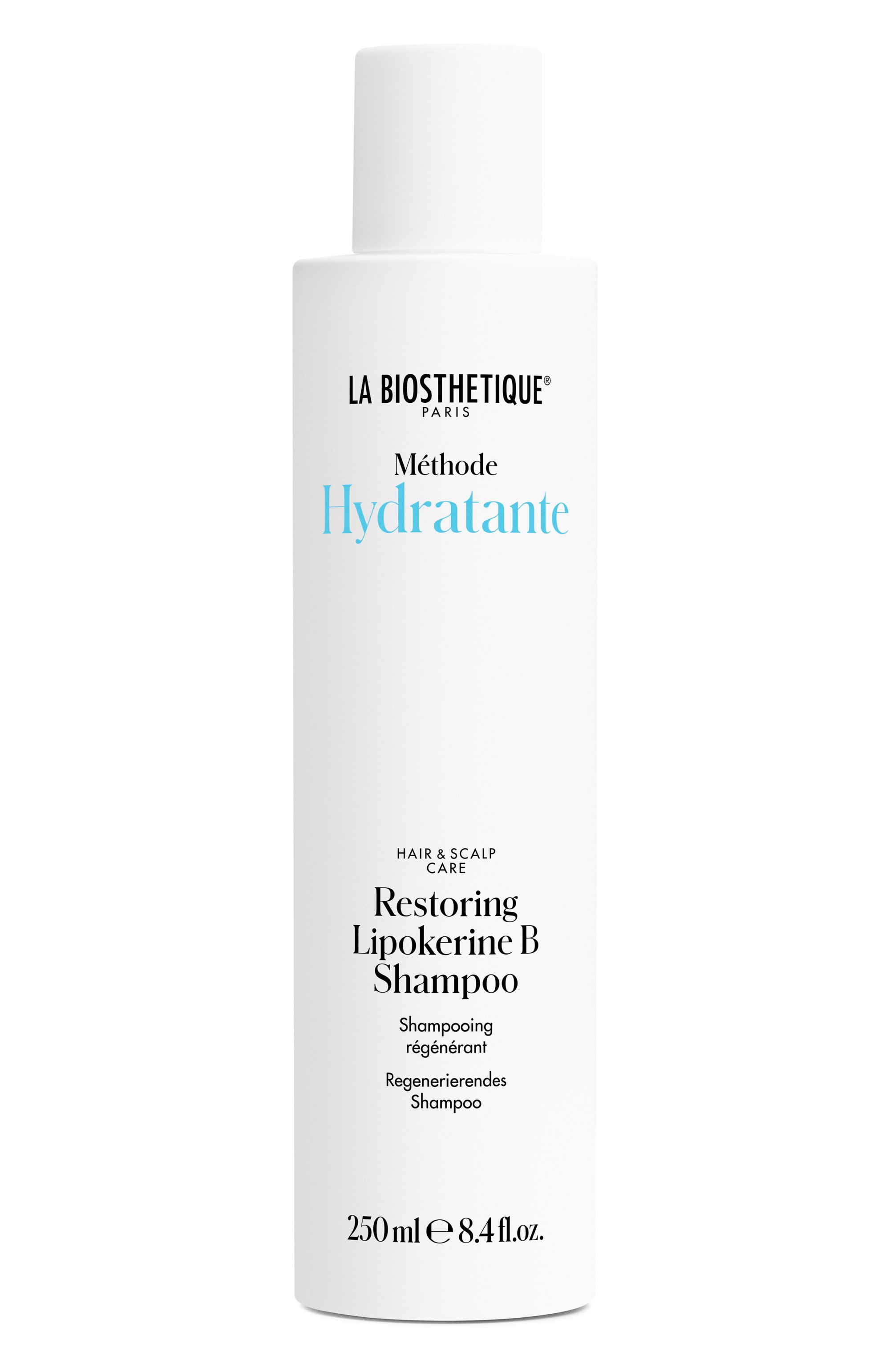 Восстанавливающий шампунь для сухой кожи головы hydratante (250ml) LA BIOSTHETIQUE бесцветного цвета по цене 3660 руб., арт. 120028, фото 1 Восстанавливающий шампунь для сухой кожи головы hydratante (250ml) LA BIOSTHETIQUE, арт. 120028, фото 1