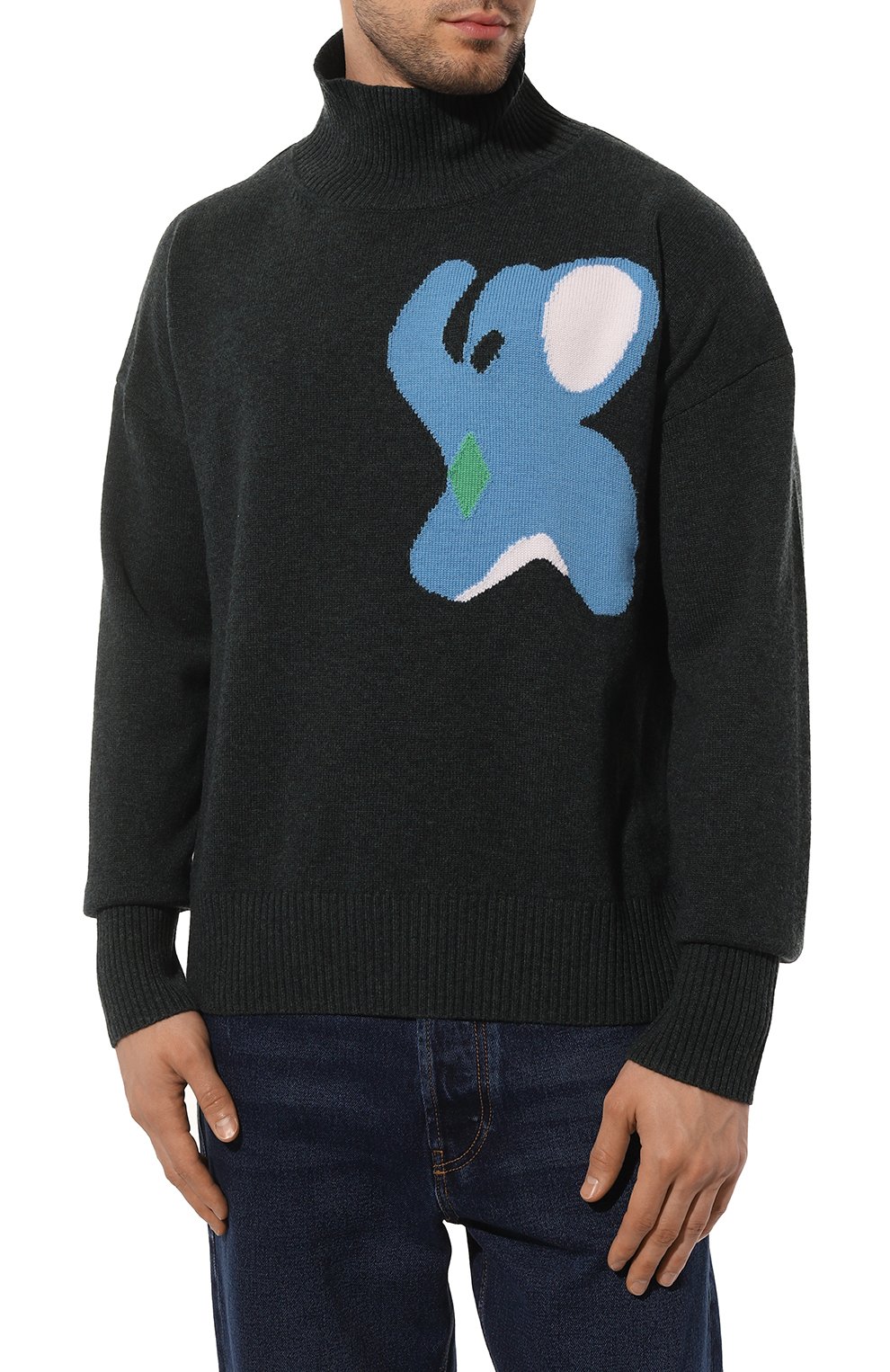 Свитер из шерсти мериноса JW ANDERSON, арт. KW0703YN0200, фото 3