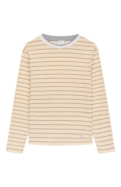 Хлопковый лонгслив ELEVENTY, арт. EX8P10/J0523/6-8