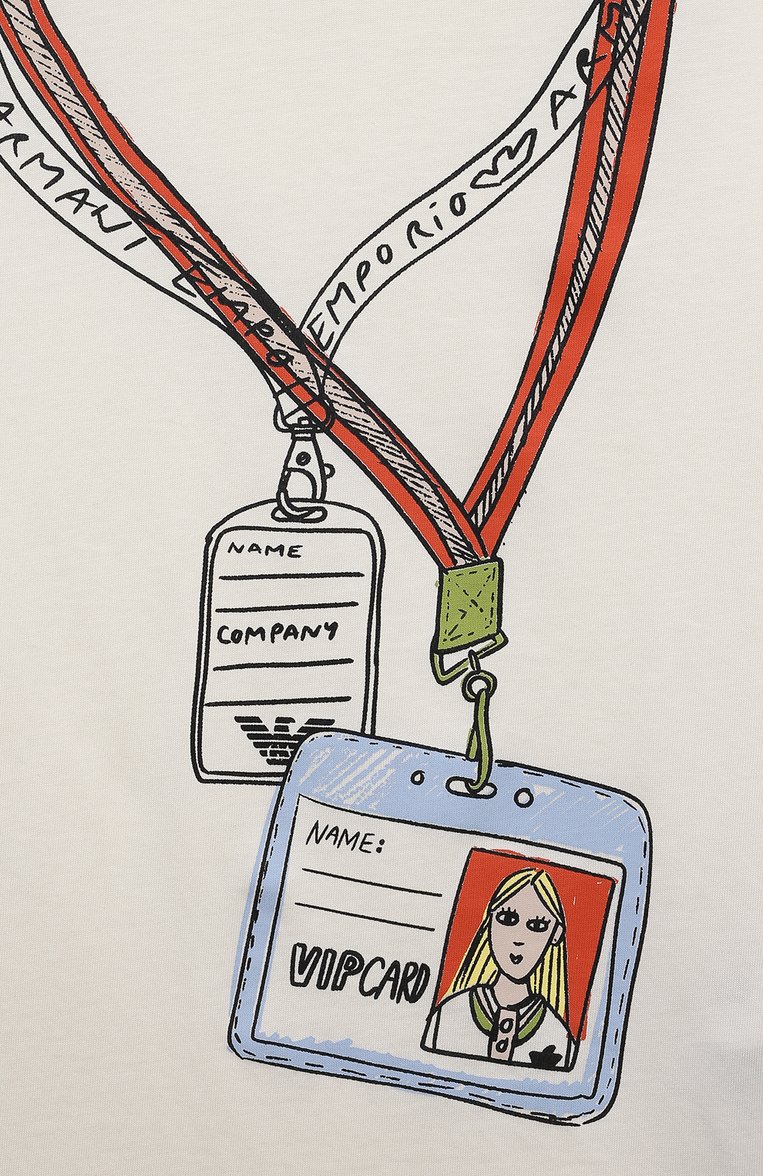 Хлопковая футболка EMPORIO ARMANI, арт. 3D3T01/3J52Z, фото 3