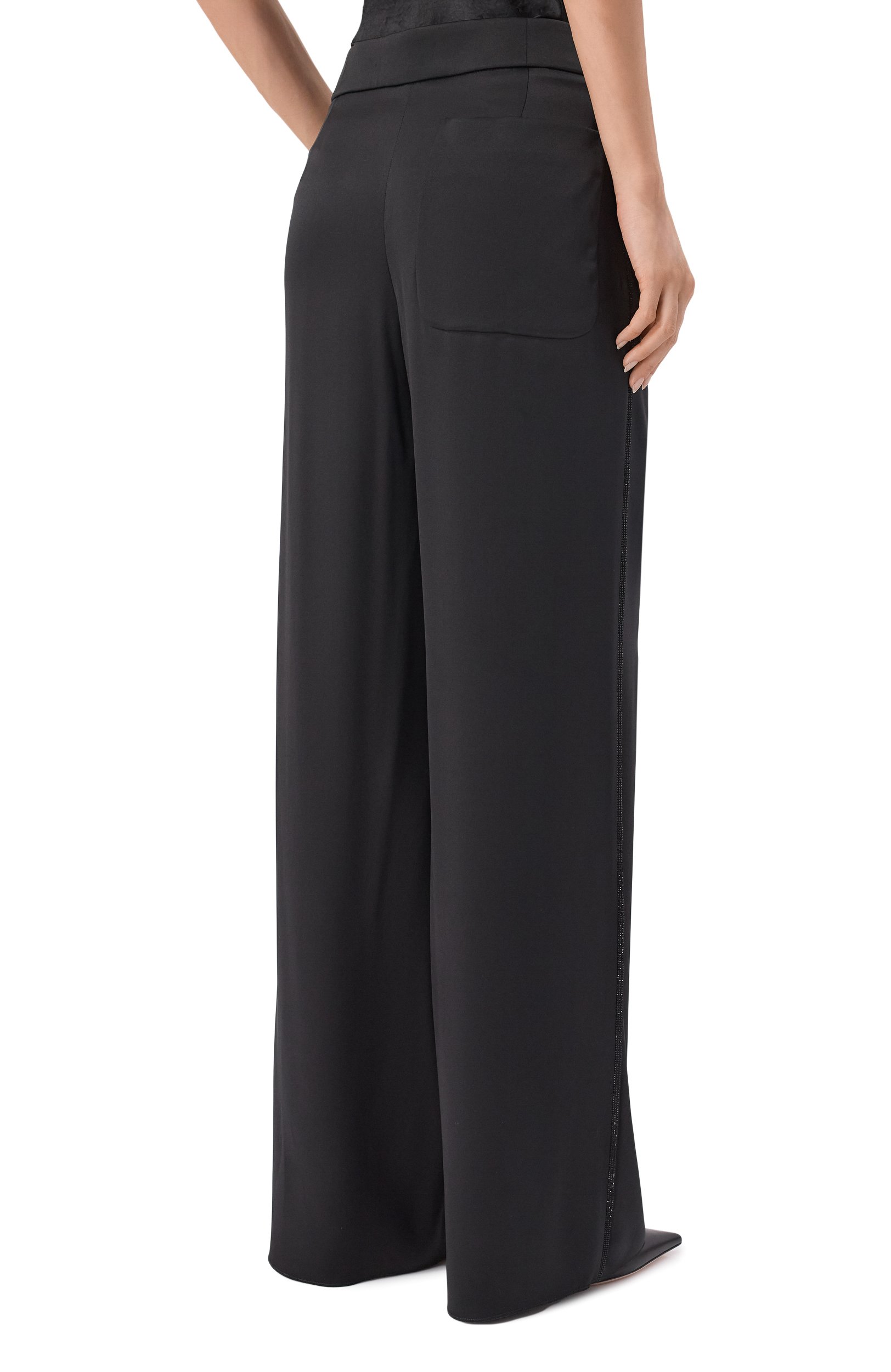 Шелковые брюки GIORGIO ARMANI, арт. GW004388/AF30226, фото 4