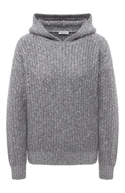 Худи из кашемир а и шерсти BRUNELLO CUCINELLI, арт. MBC356219, фото 1