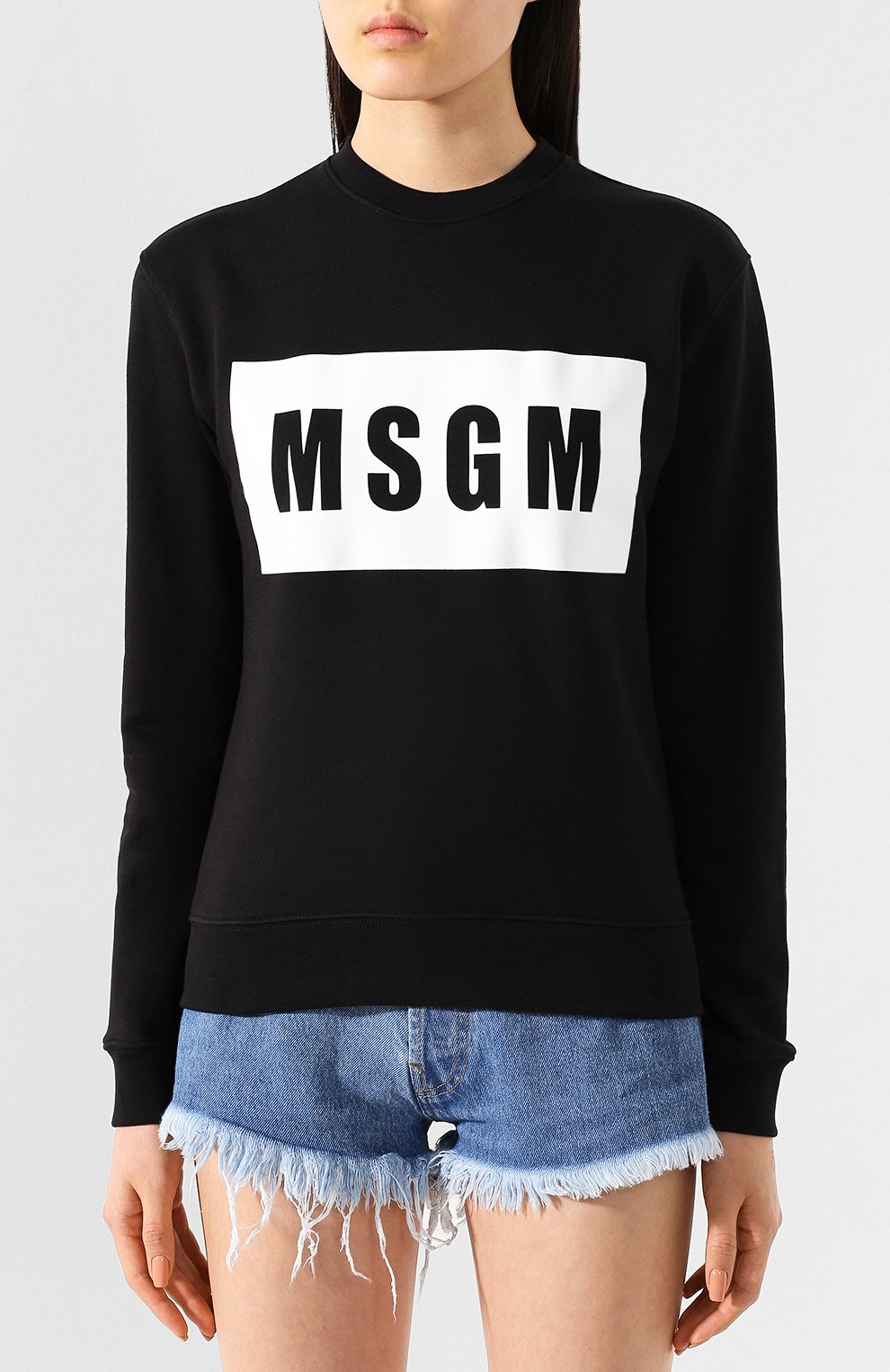 Хлопковый свитшот MSGM, арт. 2841MDM96 207299, фото 3
