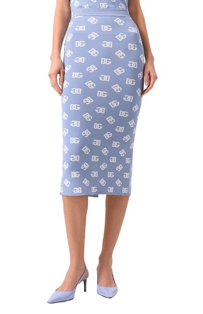 Юбка из вискозы DOLCE & GABBANA, арт. FX002T/JFMGT, фото 3