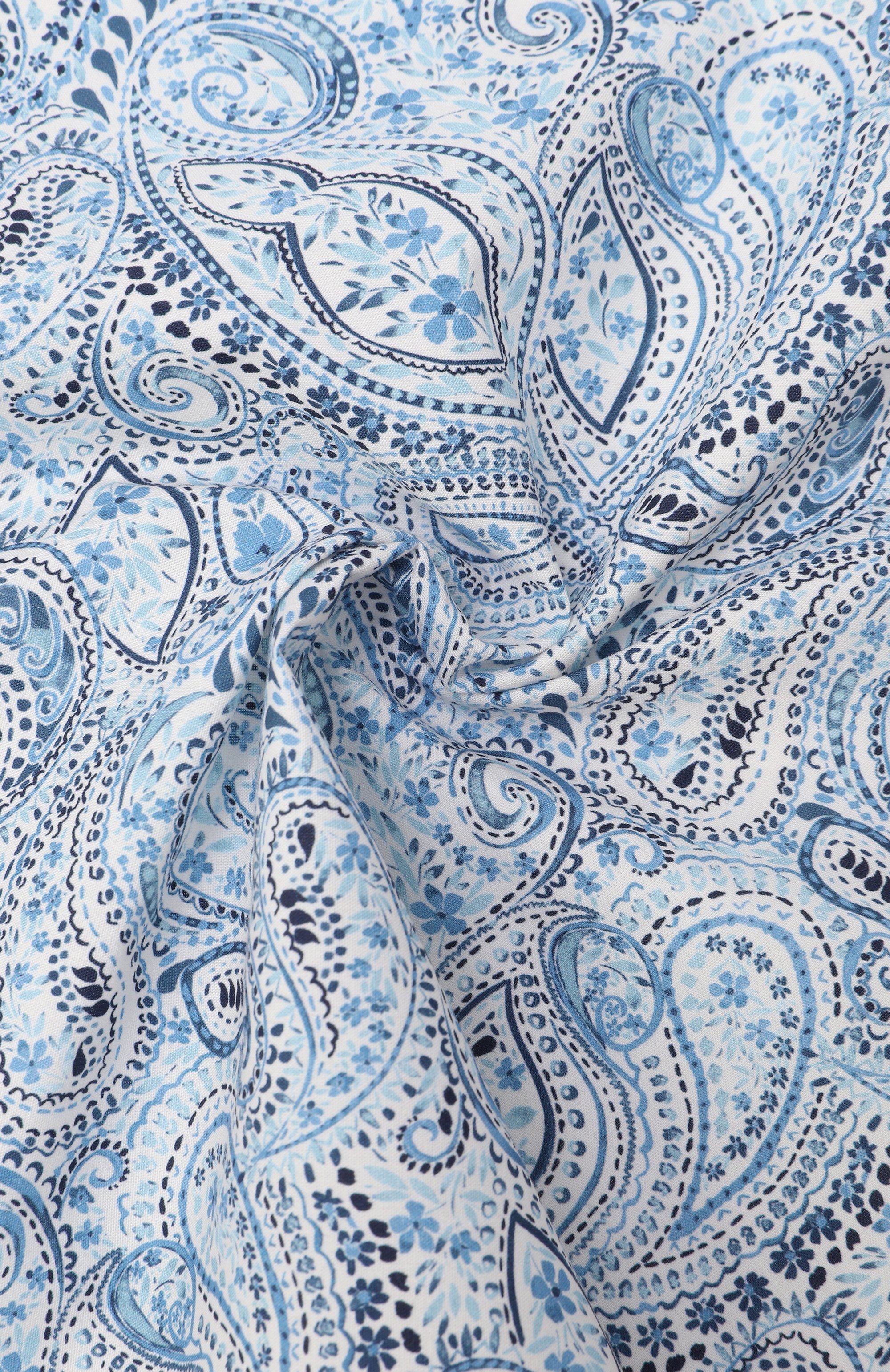 Хлопковый платок VAN LAACK голубого цвета по цене 5995 руб., арт. VL-LE0N-ME/172096, фото 2 Хлопковый платок VAN LAACK, арт. VL-LE0N-ME/172096, фото 2