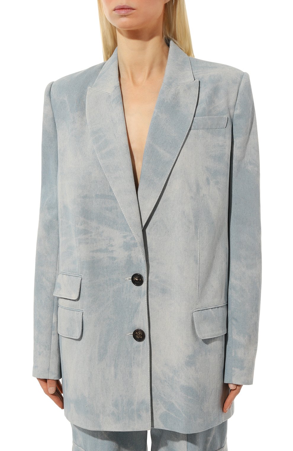 Джинсовый жакет YANA DRESS синего цвета по цене 219000 руб., арт. 1-33-028-2552/4, фото 3 Джинсовый жакет YANA DRESS, арт. 1-33-028-2552/4, фото 3