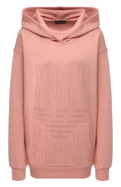 Женский хлопковое худи EMPORIO ARMANI, арт. 164396/0A265