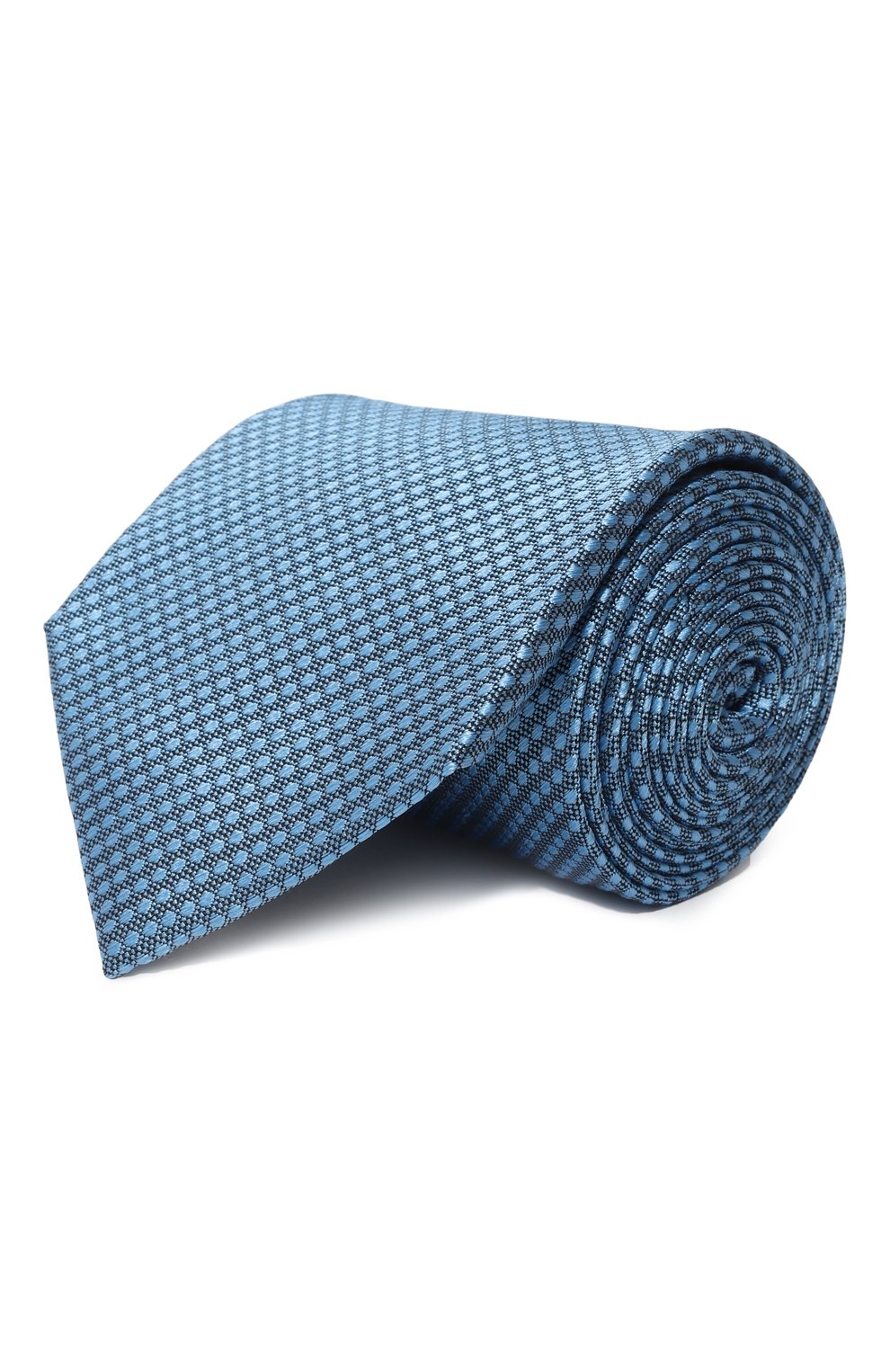 Шелковый галстук LANVIN голубого цвета по цене 15400 руб., арт. 3162/TIE, фото 1 Шелковый галстук LANVIN, арт. 3162/TIE, фото 1