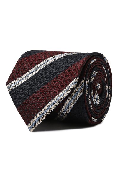 Мужской шелковый галстук ZEGNA, арт. Z4D34T/1P8