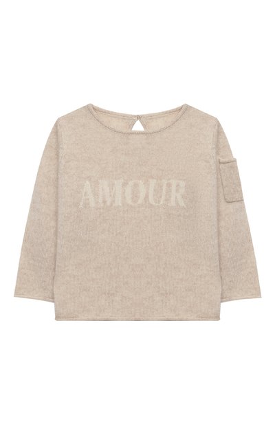 Кашеми ровый пуловер OSCAR ET VALENTINE, арт. PUL01AMOURS, фото 1