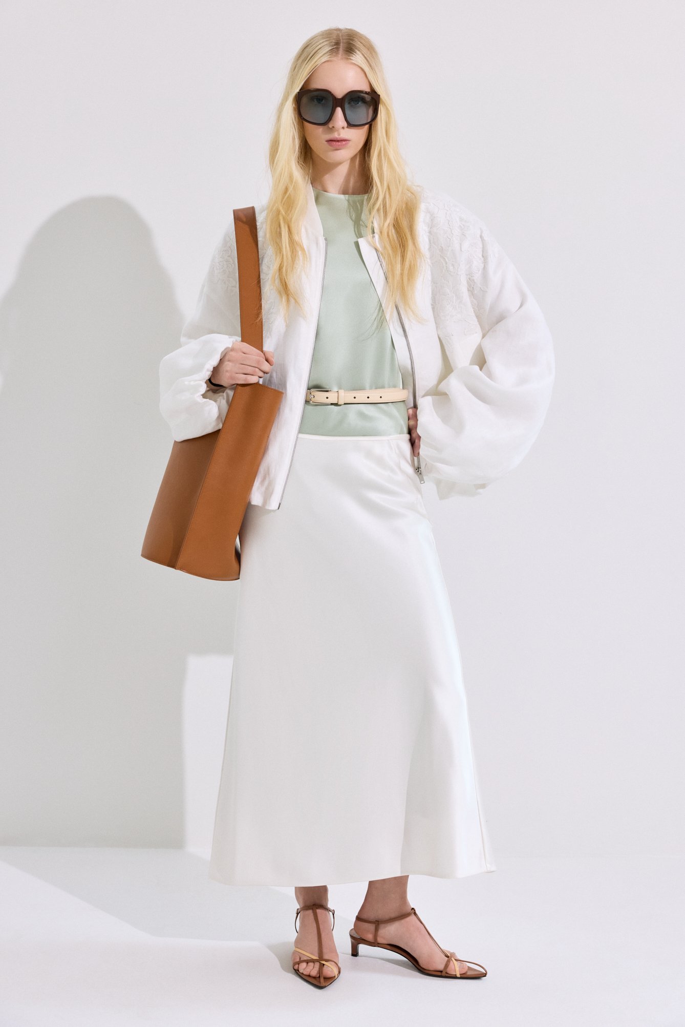 Атласный топ MVST, арт. M26.2PW.B033/F096 D0UBLE SATIN, фото 6