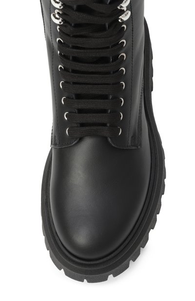 Кожаные ботинки BARROW черного цвета по цене 31300 руб., арт. 81323/36-40, фото 4 Кожаные ботинки BARROW, арт. 81323/36-40, фото 4