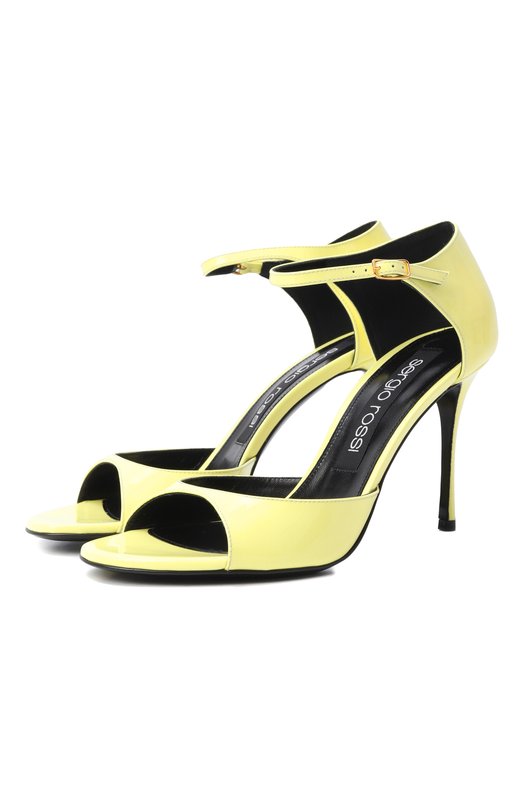 Кожаные босоножки Godiva 90 Sergio Rossi B11930/MMVV36 Золотой B11930/MMVV36