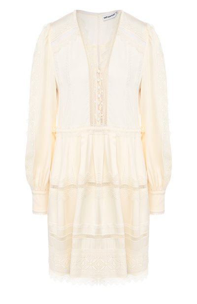 Платье из вискозы SELF-PORTRAIT, арт. RS20-092W, фото 1