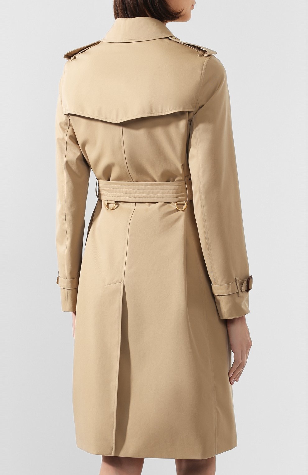 Хлопковый тренч kensington BURBERRY, арт. 4073370, фото 4