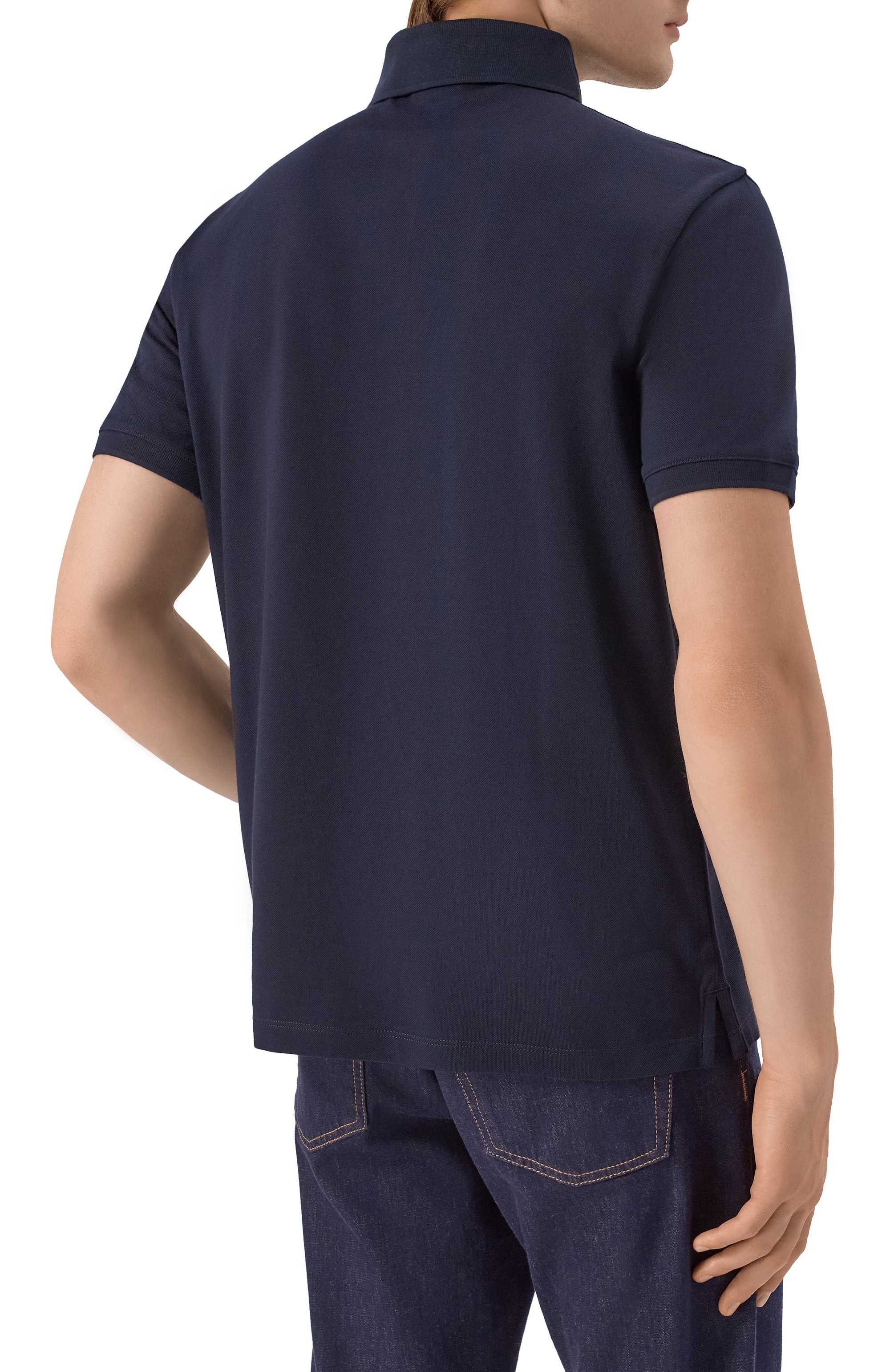 Хлопковое поло EMPORIO ARMANI, арт. EM002999/AF12955, фото 4