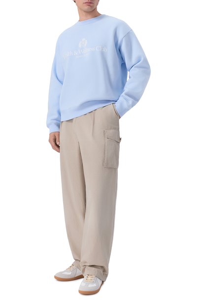 Хлопковый свитшот SPORTY AND RICH, арт. ST098710241BL90, фото 2