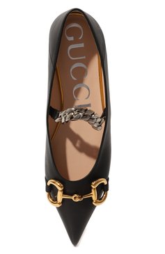 Кожаные балетки GUCCI, арт. 621161 1RH00, фото 1