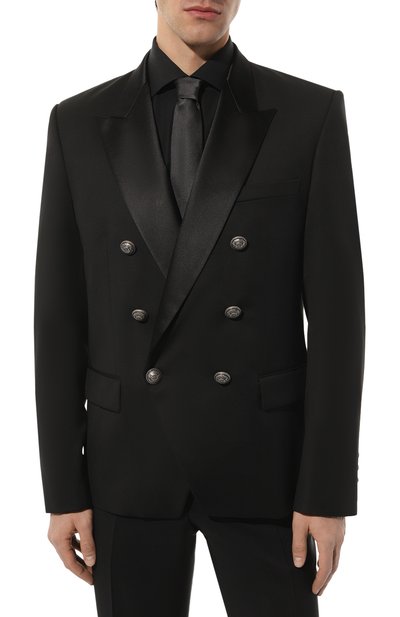 Шерстяной смокинг BALMAIN, арт. XH1SH010MB15, фото 3